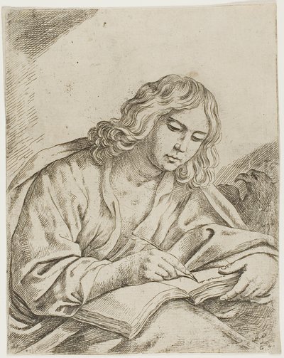 Sankt Johannes evangelisten av Girolamo Scarselli
