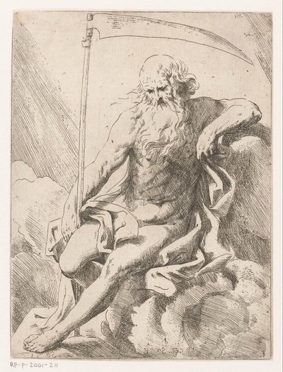 Saturnus med lie av Girolamo Scarselli