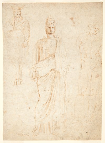 Klassiska figurer av Girolamo da Carpi