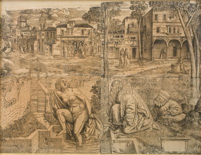 Susanne i badrummet av Girolamo da Treviso d.Y.