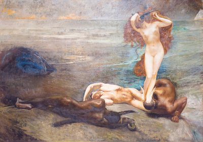 Gorgonen och hjältarna av Giulio Aristide Sartorio