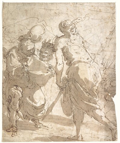 Judith med huvudet av Holofernes av Giulio Benso