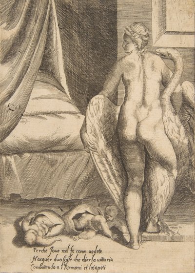 Leda och svanen, från 