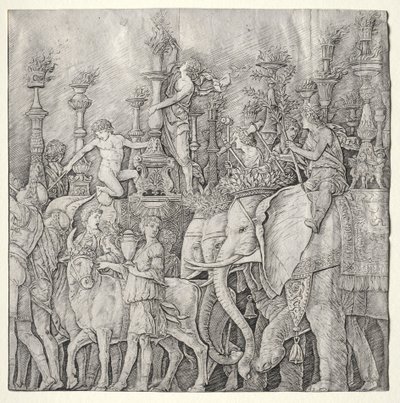Caesars triumfer: Elefanterna av Giulio Campagnola
