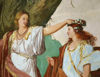 Nymph Amaryllis korades till vinnare av kisstävling av Giulio Carpioni