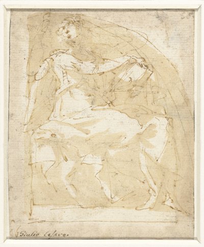 Ängel med en bok av Giulio Cesare Procaccini