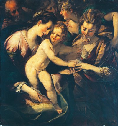St Catherines mystiska äktenskap av Giulio Cesare Procaccini
