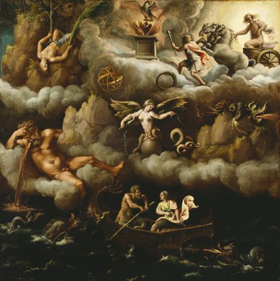 An Allegory of Immortality, c.1540 av Giulio Romano