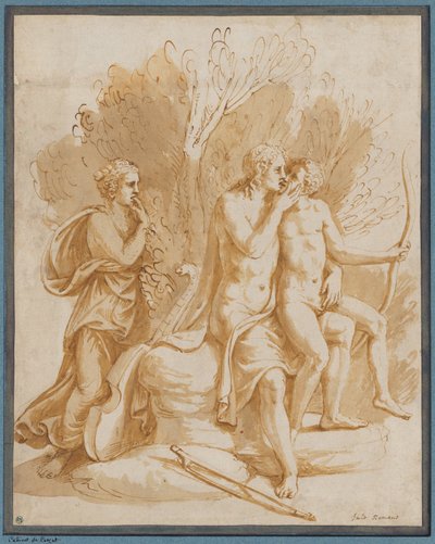 Apollon med en älskare av Giulio Romano