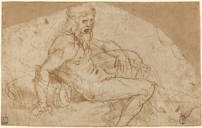 River God av Giulio Romano