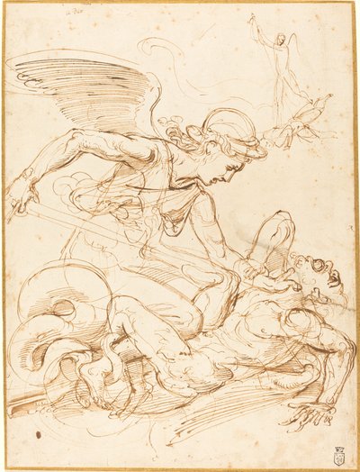 Sankt Mikael av Giulio Romano