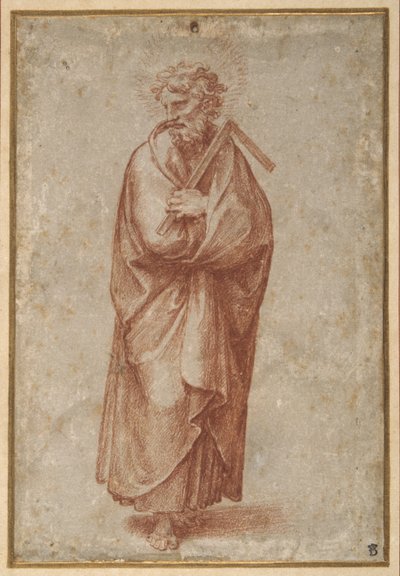 De tolv apostlarna: St. Thomas av Giulio Romano