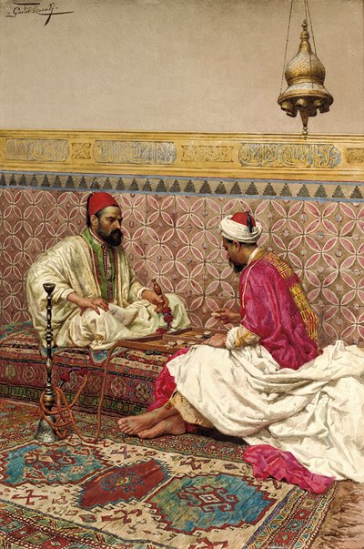 Backgammonspelarna av Giulio Rosati
