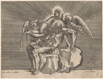 Pieta av Giulio Sanuto