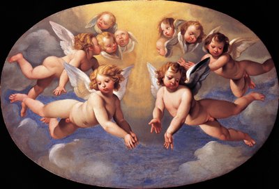 Änglarnas ära av Giuseppe Cesari (1568-1640) av Giuseppe Cesari