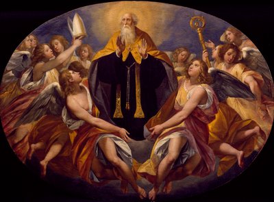 Sankt Benedictus i ära av Giuseppe Cesari (1568-1640) av Giuseppe Cesari
