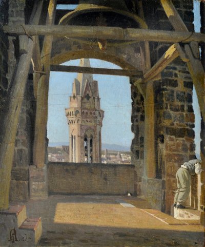 Tornet Palazzo del Podestà av Giuseppe Abbati