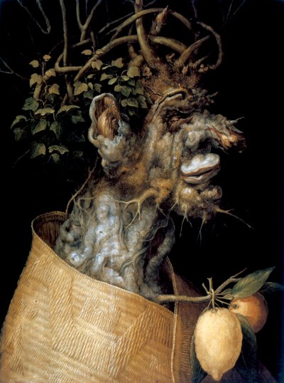 Vinter, 1563 av Giuseppe Arcimboldi