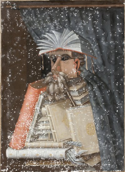 Bibliotekarien av Giuseppe Arcimboldo