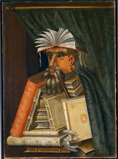 Bibliotekarien av Giuseppe Arcimboldo