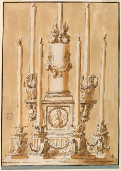 Ljusstake av Giuseppe Barberi