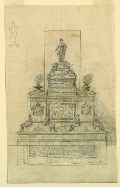 Design för ett monument av Giuseppe Barberi