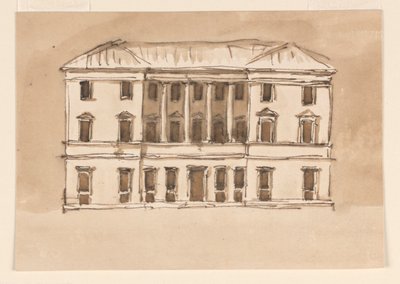 Höjd av en stadsherrgård av Giuseppe Barberi
