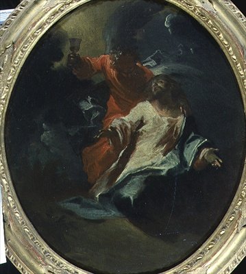 Kristus vid Oljeberget, ca 1730 (olja på duk) av Giuseppe Bazzani