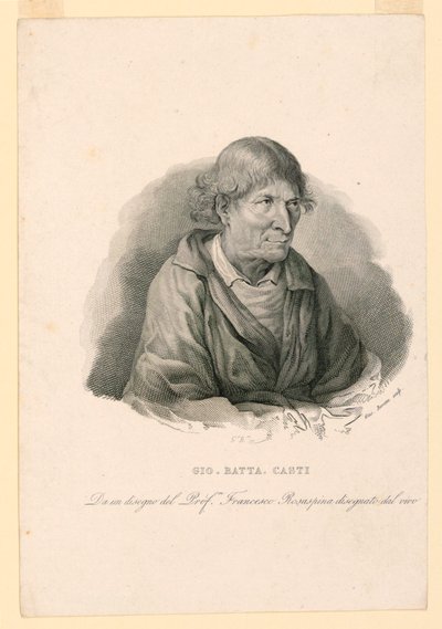 Porträtt av Giovanni Battista Casti (1721-1803) av Giuseppe Beretta