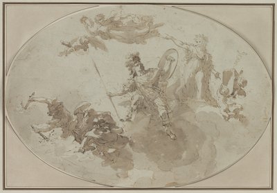 Takstudie: Allegory of Peace and War, ca. 1800 . av Giuseppe Bernardino Bison