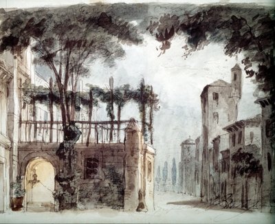 Dekoration av "" Rigoletto"" av Giuseppe Verdi av Giuseppe Bertoja
