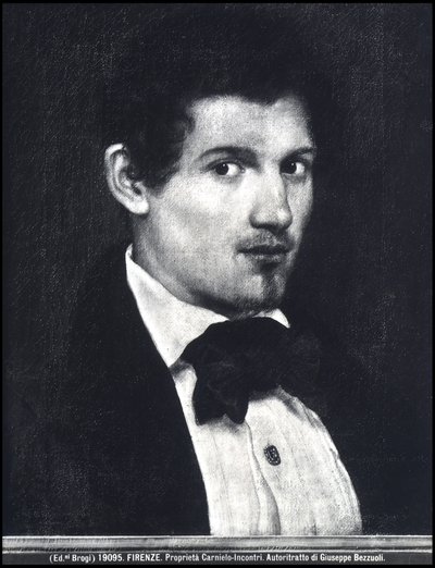 Självporträtt, ca 1795-1830 av Giuseppe Bezzuoli