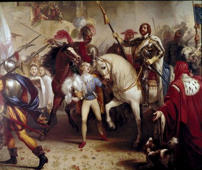 Karl VIII:s intåg i Florens av Giuseppe Bezzuoli