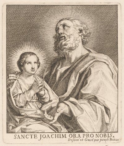 Sankt Joachim och spädbarnet Jungfru Maria av Giuseppe Bottani