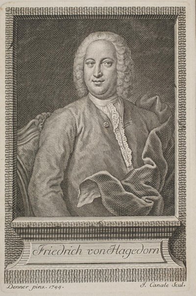 Friedrich von Hagedorn av Giuseppe Canale