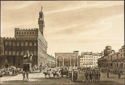 Piazza Signoria av Giuseppe Gherardi