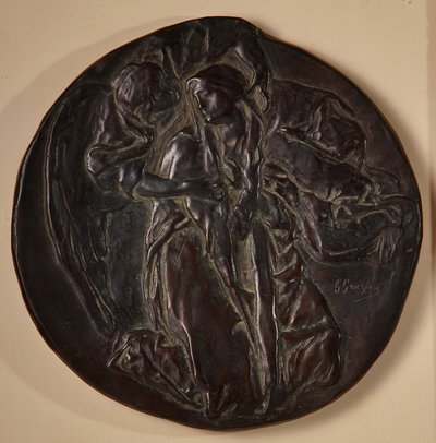Bebådelsen (brons) av Giuseppe Graziosi