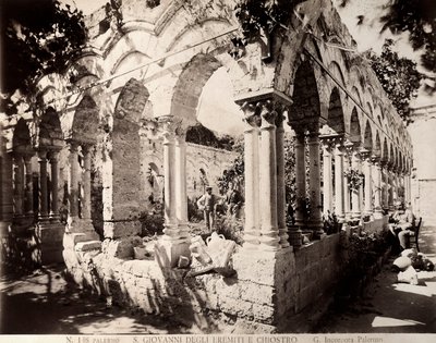 Klostret i kyrkan San Giovanni degli Eremiti i Palermo av Giuseppe Incorpora