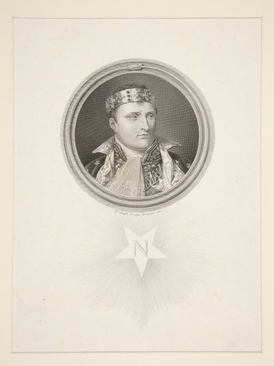 Napoleon som kung av Italien av Giuseppe Longhi