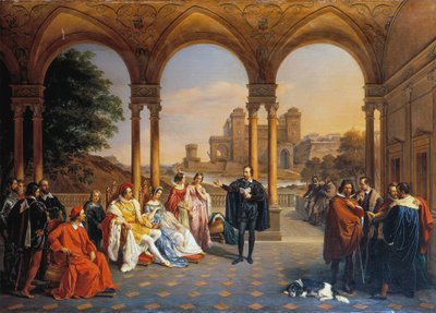 Torquato Tasso i hovet i House of Este av Giuseppe Mancinelli