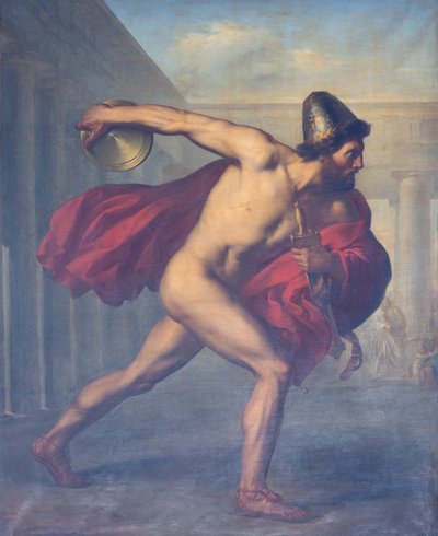 Ulysses kastar diskusen av Giuseppe Mancinelli