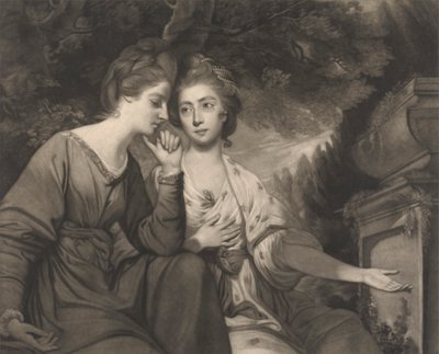 Mrs. Harriet Bouverie och Mrs. Frances Ann Crewe av Giuseppe Marchi