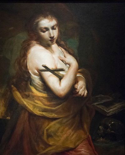 Ångerfulla Magdalena av Giuseppe Maria (1665-1747) Crespi