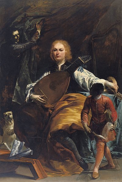 Porträtt av greve Fulvio Grati av Giuseppe Maria Crespi
