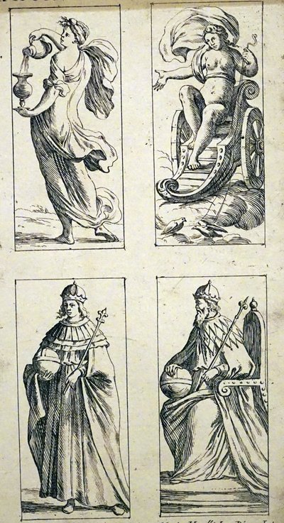 Tarotkort från 1600-talet av Giuseppe Maria Mitelli av Giuseppe Maria Mitelli