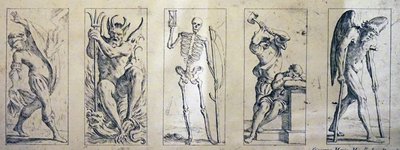Tarotkort från 1600-talet av Giuseppe Maria Mitelli av Giuseppe Maria Mitelli
