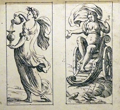 Tarotkort från 1600-talet av Giuseppe Maria Mitelli av Giuseppe Maria Mitelli