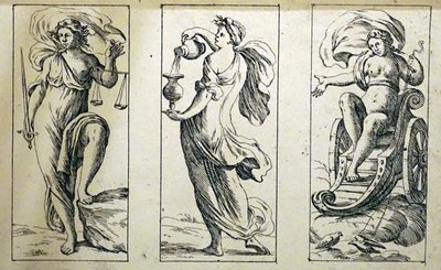Tarotkort från 1600-talet av Giuseppe Maria Mitelli av Giuseppe Maria Mitelli