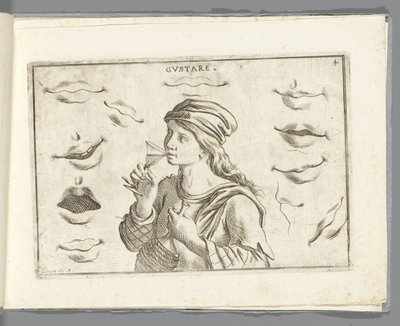 Smak Gustare (titel på objekt) av Giuseppe Maria Mitelli