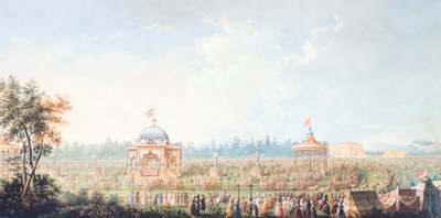 Race at Cascine, av Giuseppe Maria Terreni (1739-1811), Italien av Giuseppe Maria Terreni